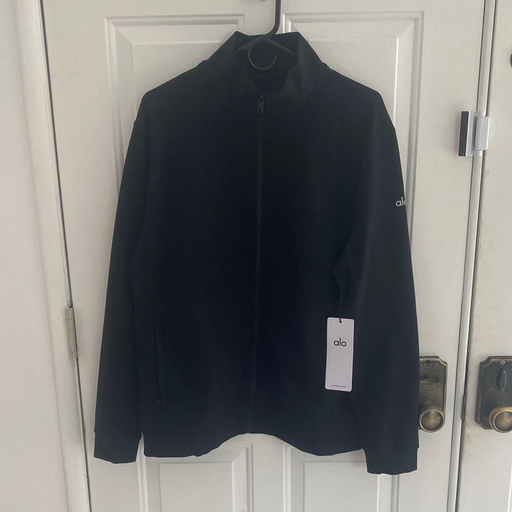 ALO Yoga Conquer Max Monk Neck Full Zip Jacket